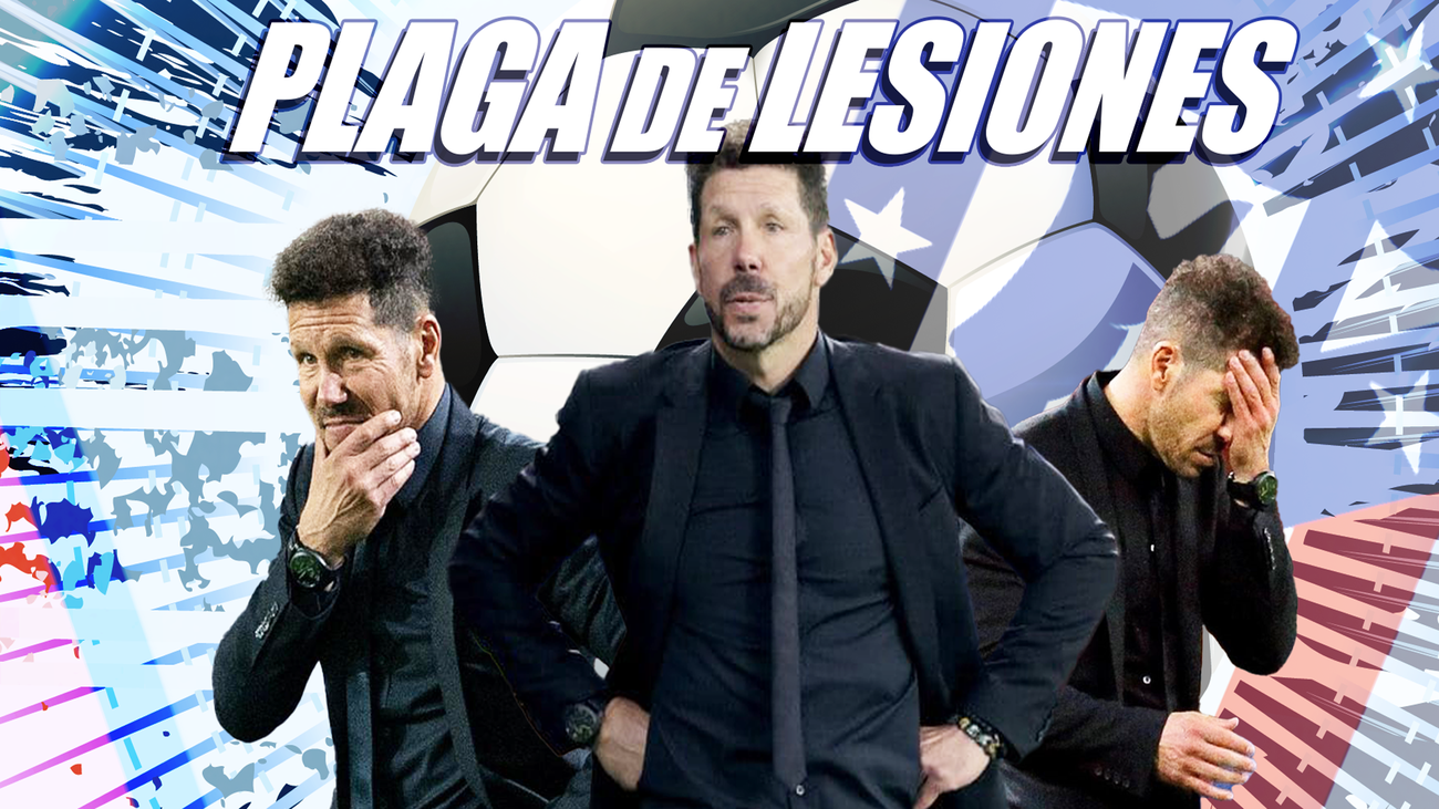 Simeone: "¿Las lesiones? Habrá que pensar, opinando y criticando esto no cambia"