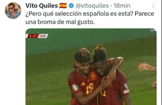 Tuit de Quiles / TWITTER