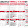 Este es el calendario laboral para el 2024