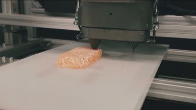 Llega la comida del futuro: así es el primer filete de salmón impreso en 3D