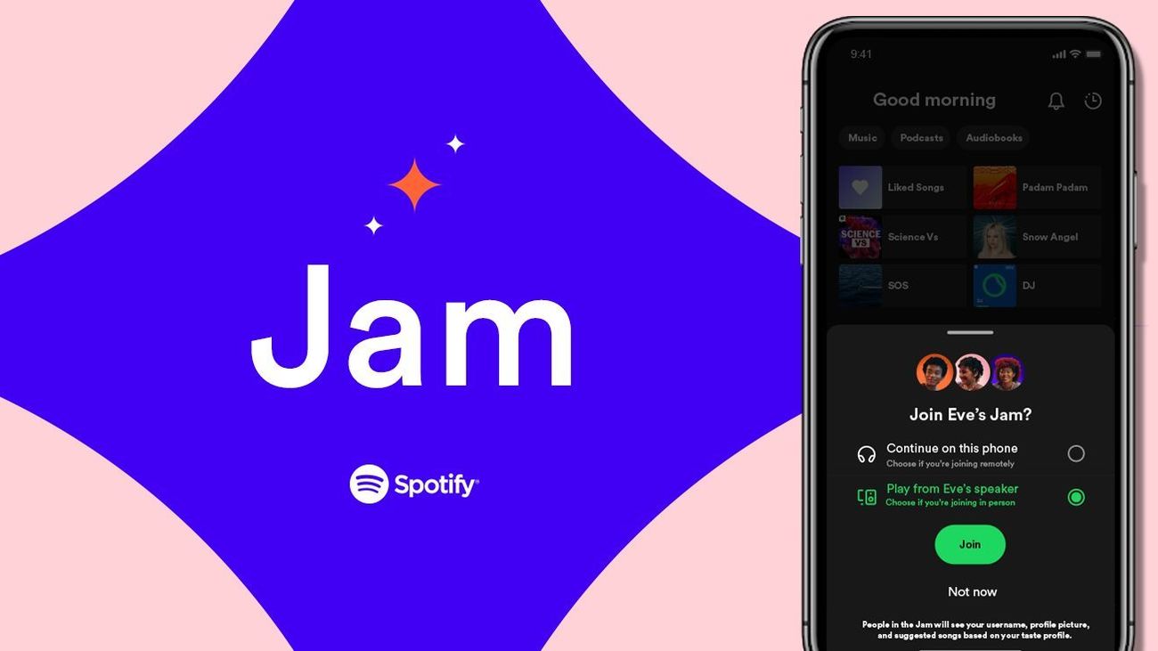 La nueva función coloaborativa de Spotify, Jam