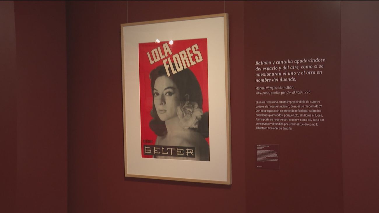 'Si me queréis, venirse', la exposición que la Biblioteca Nacional dedica a Lola Flores