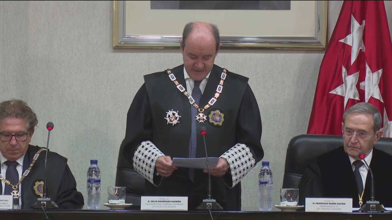 El presidente del TSJM pide respeto para el poder judicial y denuncia los ataques a jueces