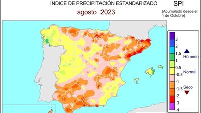 España dice adiós al año hidrológico con un 11% menos lluvia de lo normal