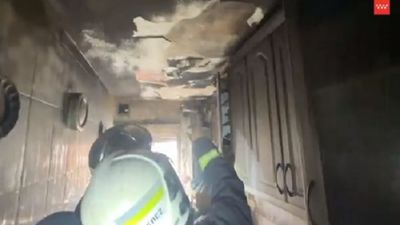 Susto en Majadahonda: se incendia una campana y se extiende al resto de la cocina
