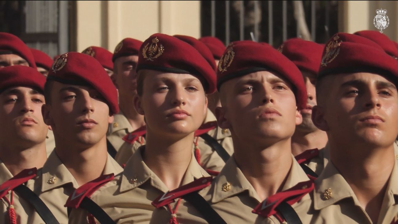 La princesa Leonor jurará bandera este sábado en Zaragoza con sus compañeros de promoción