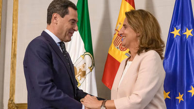 Moreno acuerda con Ribera aplazar el debate  final de la ley de regadíos en torno a Doñana