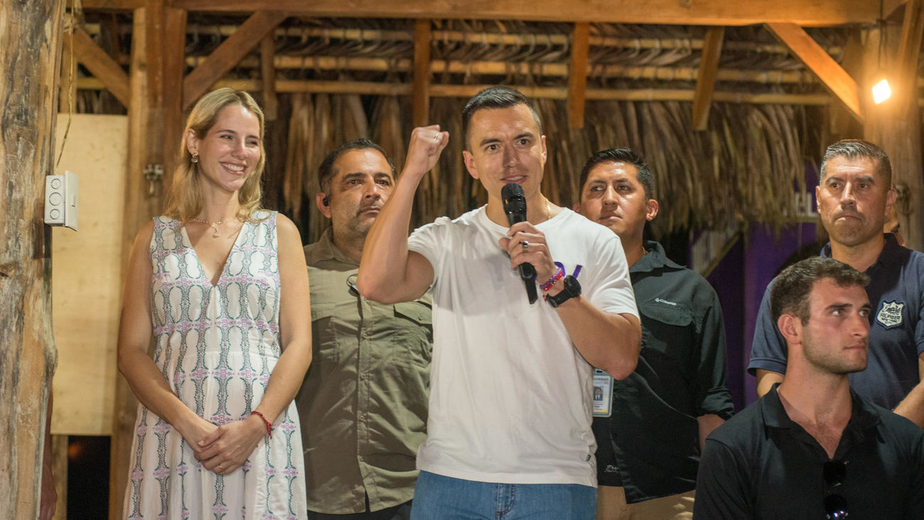 Noboa, presidente electo de Ecuador al ganar en la segunda vuelta a la correísta González
