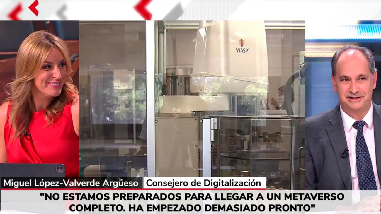 Miguel López-Valverde: "El objetivo es que Madrid sea un foco de inversión y digitalización y generemos talento"