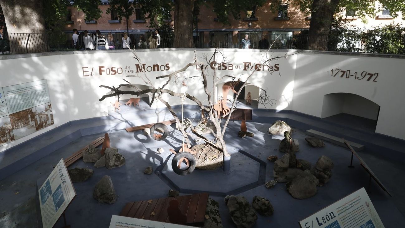 El Ayuntamiento de Madrid rehabilita el foso de los monos del parque del Retiro