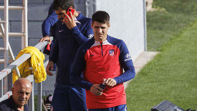 Morata, primer internacional en volver en el Atlético de Madrid