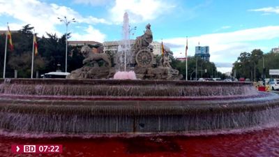 ¿Por qué varias fuentes de Madrid tenían sus aguas rojas?