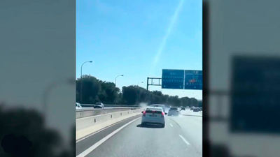 VIDEO: Un pique entre conductores en la M-40 termina en un peligroso accidente