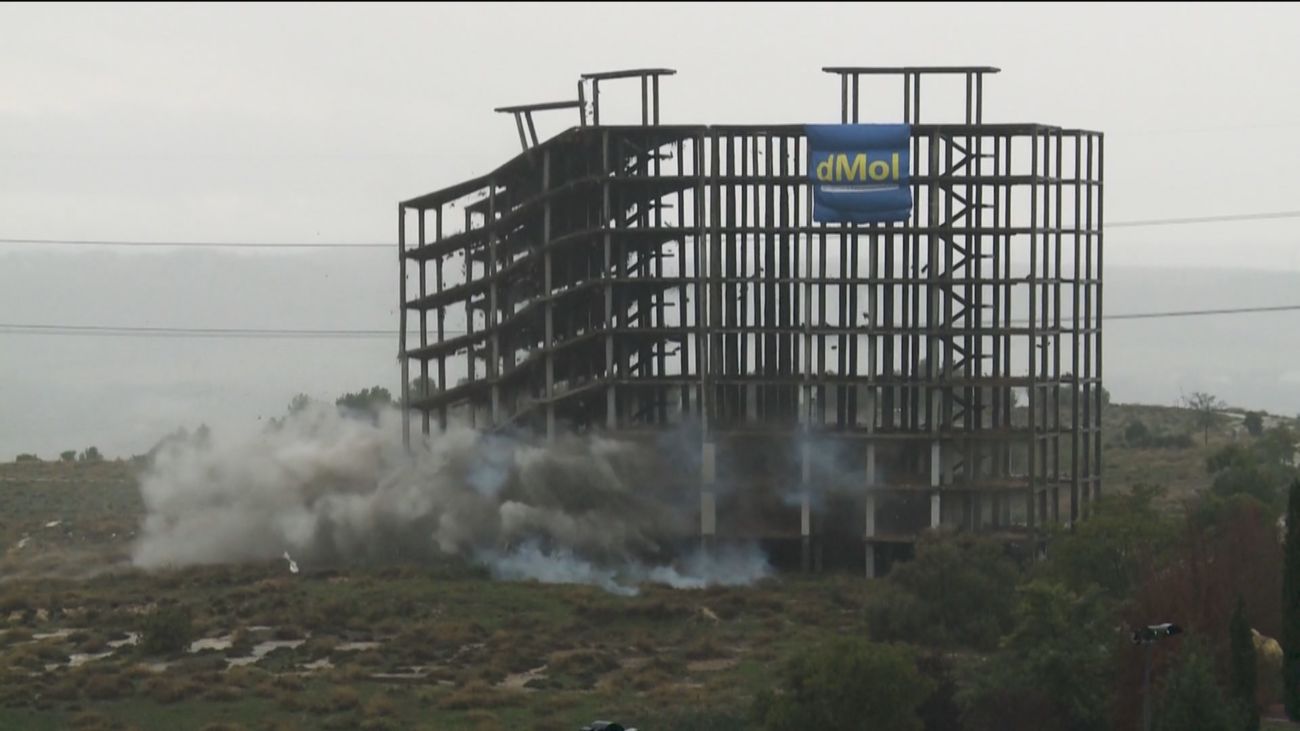 Adiós al edificio del 'esqueleto' de Ciempozuelos