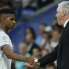 Ancelotti asegura que Rodrygo sólo jugó un día de 9 y le recuerda la palabra "altruismo"