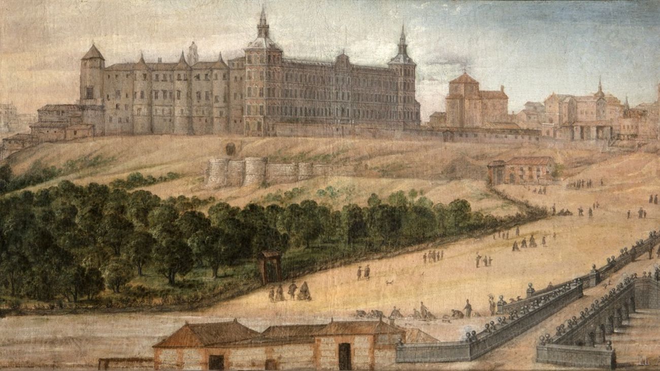El Alcázar de Madrid, óleo de Félix Castello