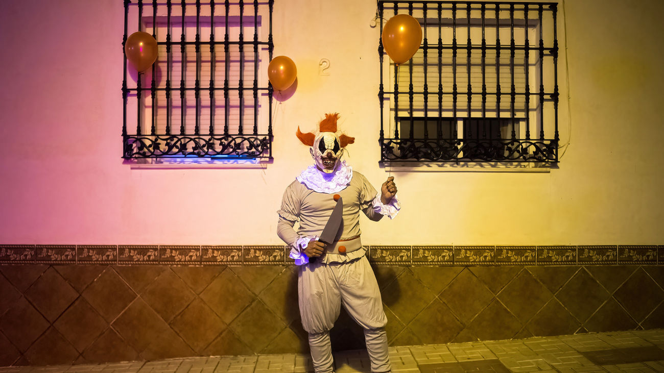 El centro municipal La Pollina de Fuenlabrada convertido en un pueblo fantasma por Halloween
