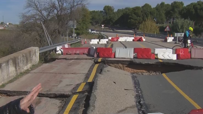 Sigue cortada la M-301 en San Martín de la Vega por la rotura  del puente del arroyo Culebro