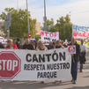 Vecinos de Montecarmelo y Vicálvaro vuelven a protestar contra los cantones