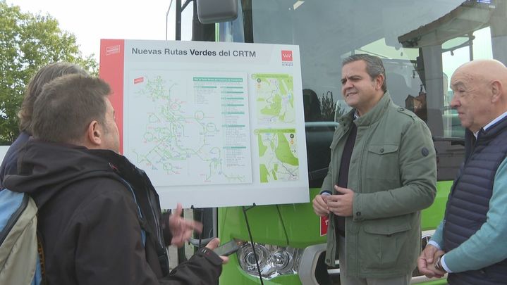 Consejero de Vivienda, en Moralzarzal / TELEMADRID