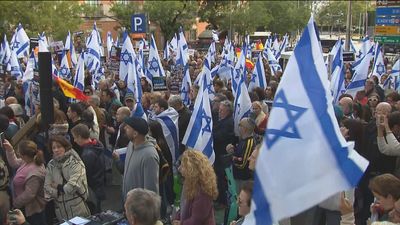 Cientos de judíos piden en Madrid la liberación de todos los rehenes capturados por Hamás