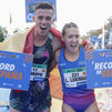 Los madrileños Carlos Mayo y Laura Luengo baten el récord de España de medio maratón