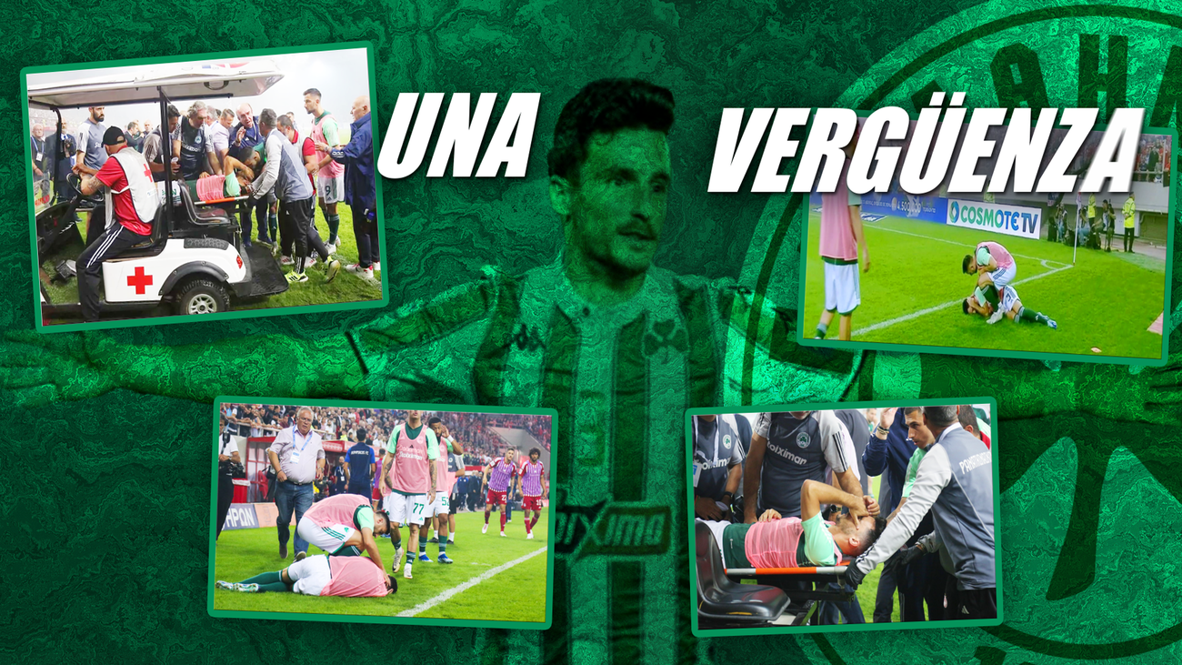 El clásico Olympiacos- Panathinaikos, suspendido por un petardazo al español Juankar