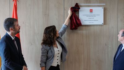 Ayuso inaugura la nueva sede judicial de Valdemoro que unifica ocho juzgados