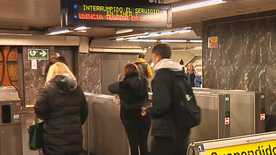 El corte en la L-7 entre García Noblejas y Estadio Metropolitano se prolongará "dos o tres días"