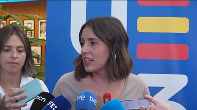 Irene Montero dice no conocer los detalles del acuerdo entre PSOE y Sumar y evita valorarlo