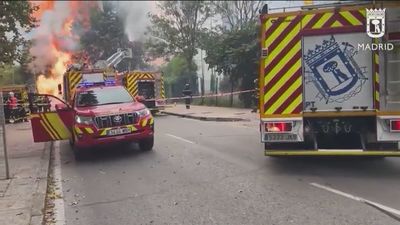 Una fuga de gas en Ciudad Universitaria provoca un incendio que obliga a desalojar el Colegio Mayor Nuestra Señora de África