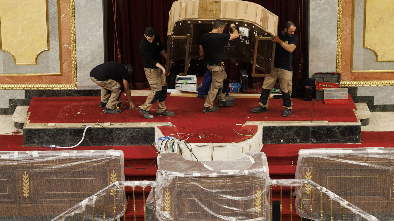 El Congreso se engalana esta semana para celebrar la jura solemne de la princesa Leonor