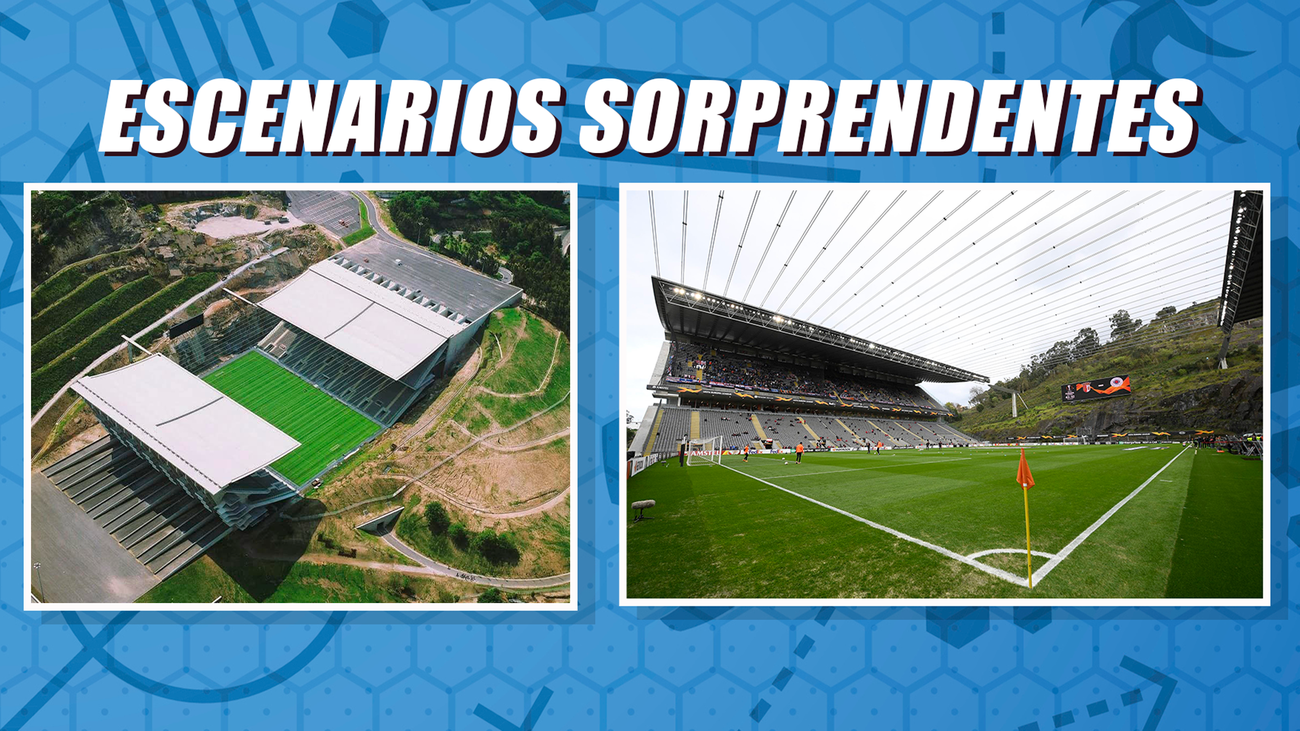 'La roca', el atípico estadio del Braga que el Real Madrid visita por primera vez