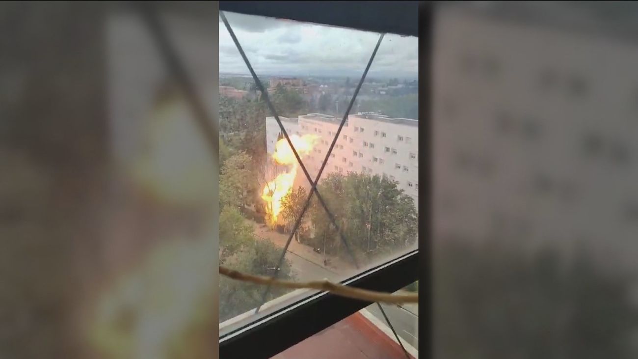 "Algunas habitaciones estaban inundadas y llenas de ceniza"