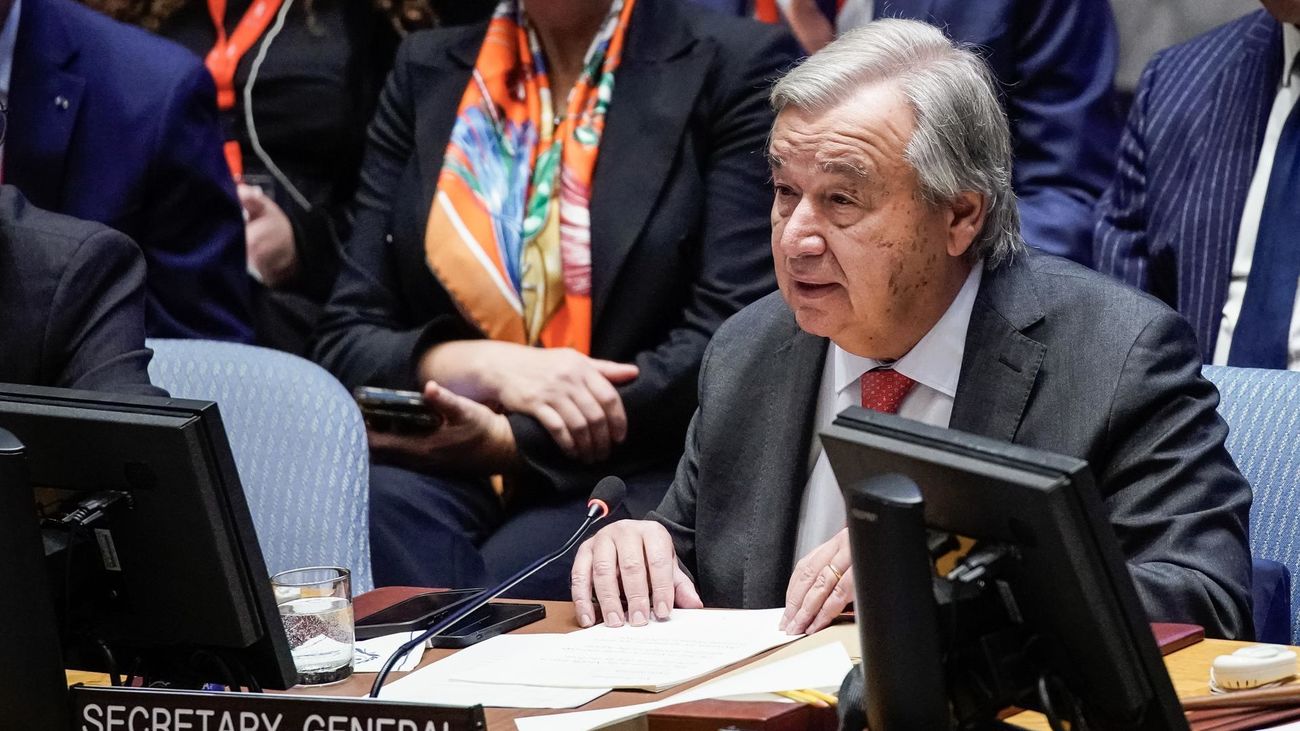 Israel pide la dimisión de Antonio Guterres tras su discurso ante el Consejo de Seguridad de la ONU