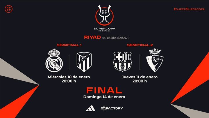 Horarios Supercopa / RFEF