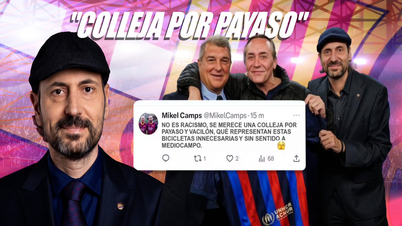 Un directivo del Barça arremete contra Vinicius: "No es racismo, se merece una colleja por payaso y vacilón"