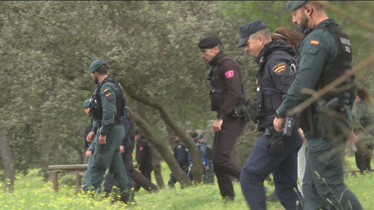Simulacro de búsqueda de desaparecidos en  la Casa de Campo