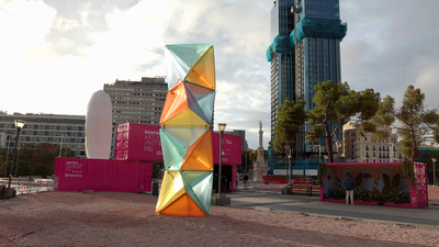 La Plaza de Colón se convierte en una gran galería de arte urbano