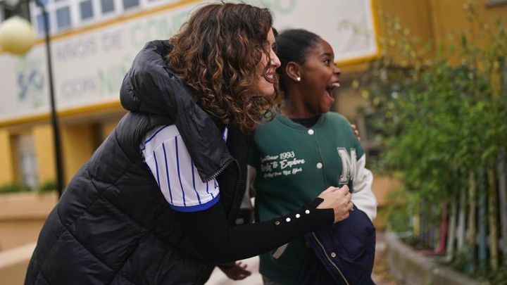 Ayuso, en  el Hogar Ciudad de los Muchachos / COMUNIDAD DE MADRID