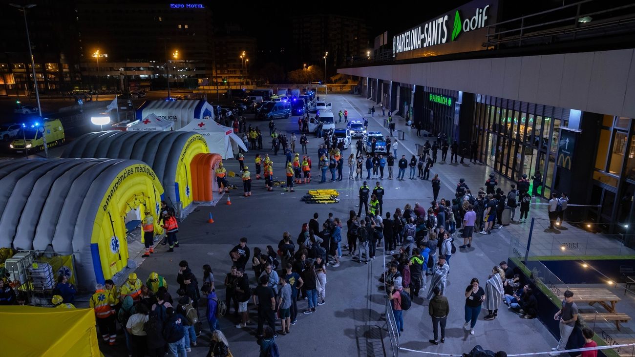 Unas 500 personas completan el mayor simulacro de ataque terrorista en Cataluña