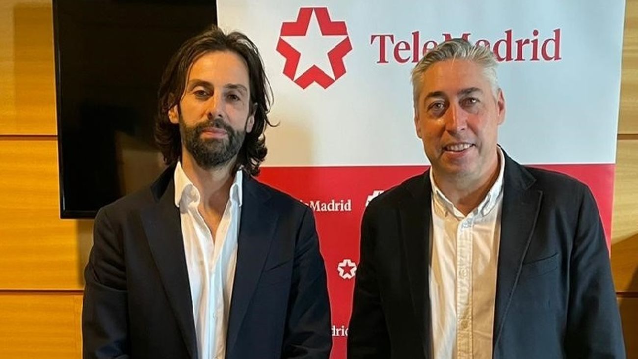Carlos D´Ursi, presidente de AMA, y Ramón Camblor, director de Antena de RTVM
