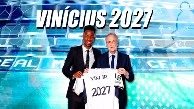 Vinicius renueva con el Real Madrid hasta 2027