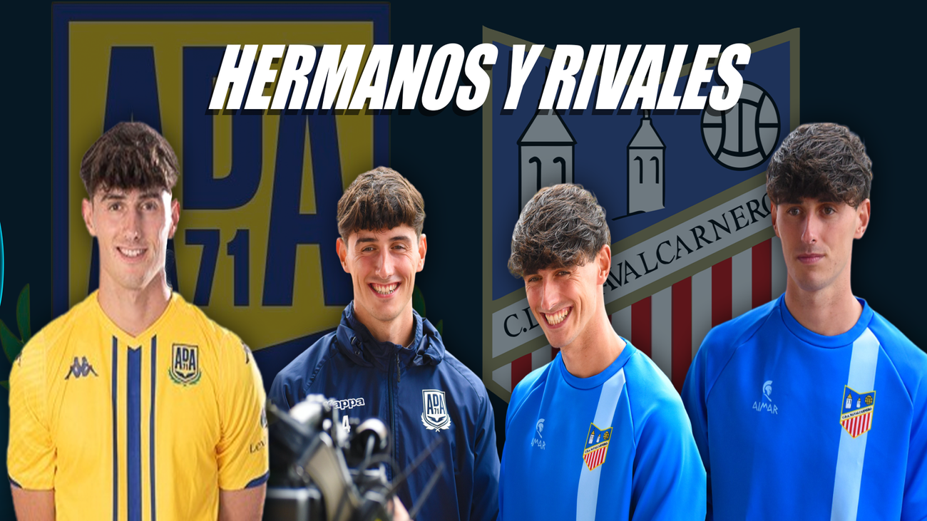 Duelo de los gemelos Rivas en la Copa del Rey en el Navalcarnero-Alcorcón