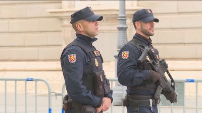 Más de 1.000 policías, en el  centro de Madrid