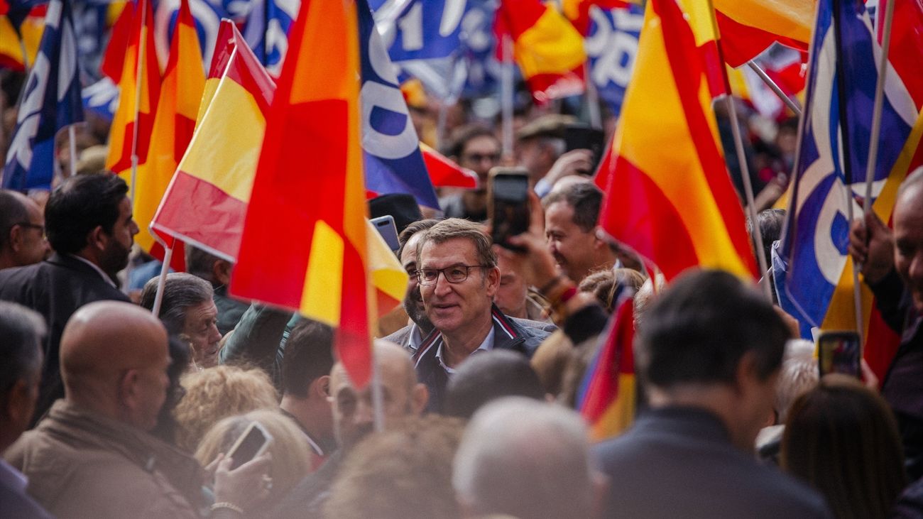 Feijóo confirma que irá a la protesta contra la amnistía del 18-N