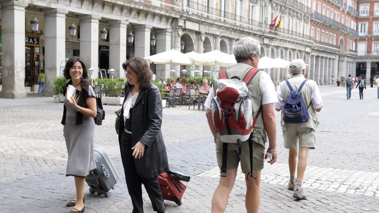 Turistas en Madrid