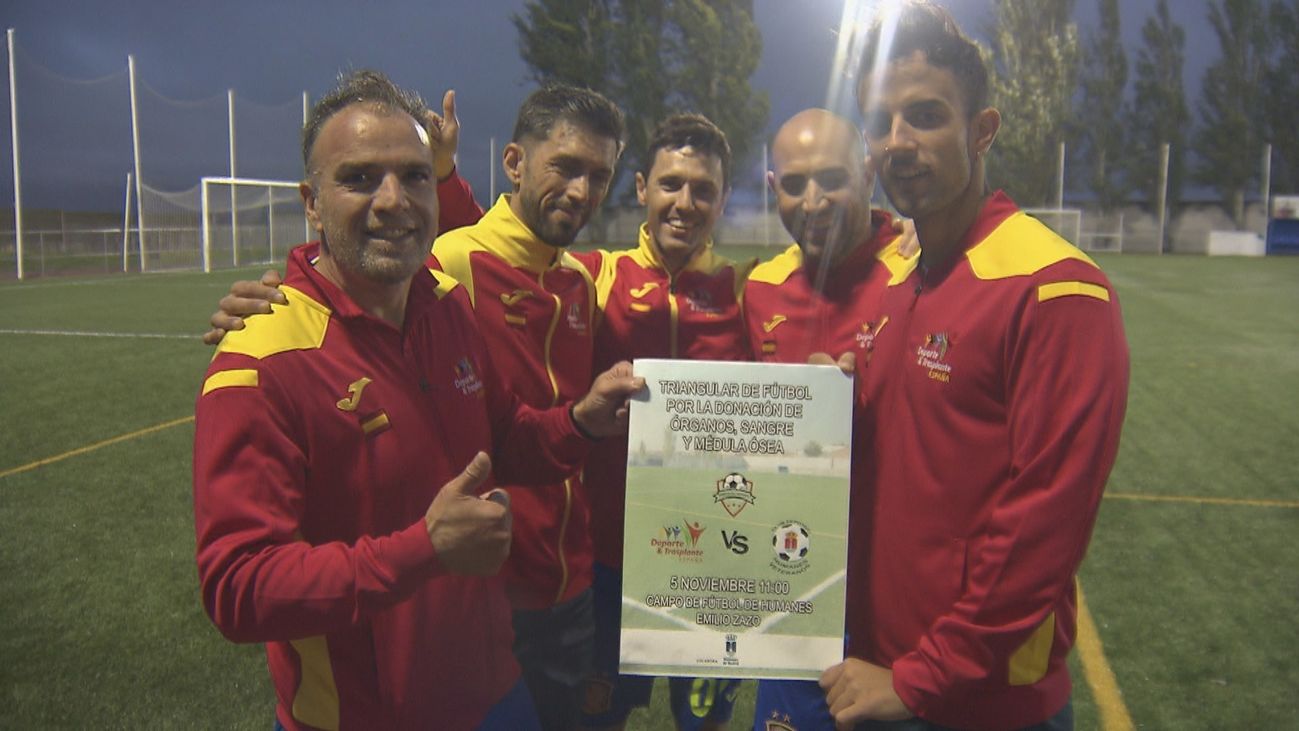 Selección española de trasplantados, el fútbol más solidario en Humanes