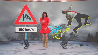 ¿Qué fuerza tiene que tener el viento para levantar a una persona?