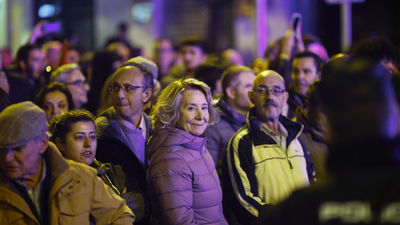 Cientos de personas se concentran por segunda vez frente a Ferraz para protestar contra la amnistía